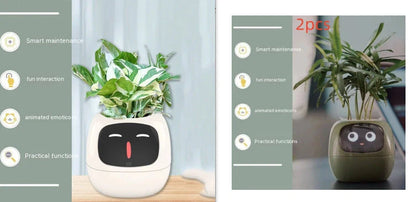 Smart Planter with AI and 7 sensors for easy plant care in various colours