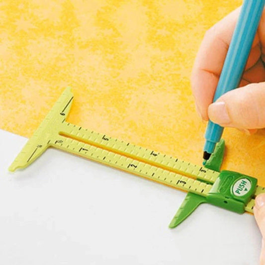 Multifunctional patchwork ruler for sewing and cutting projects