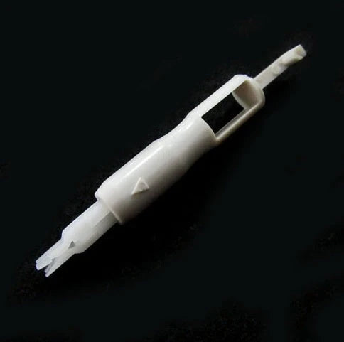 Sewing machine needle threader tool for easy threading