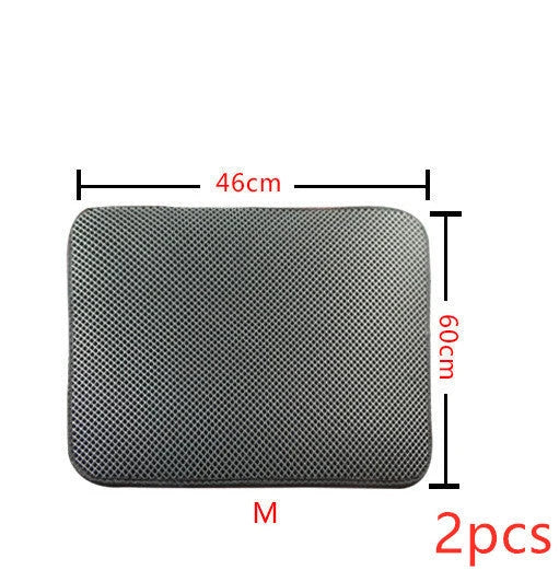 Premium cat litter mats with innovative trapping technology to keep your home clean and tidy