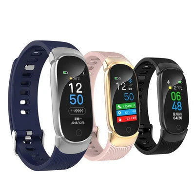 QW16 smart sports bracelet with heart rate monitoring, sleep tracking, and water-resistant design for an active lifestyle