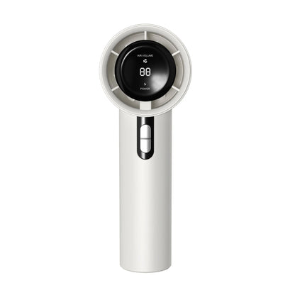 Powerful handheld cooling fan with adjustable wind speeds, long-lasting 3000mAh battery, and semiconductor refrigeration technology