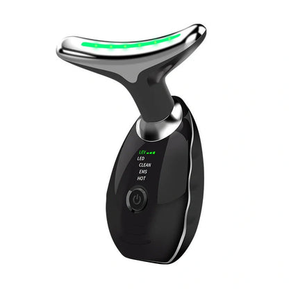 LED Photon Therapy Face & Neck Massager for skin tightening and anti-aging
