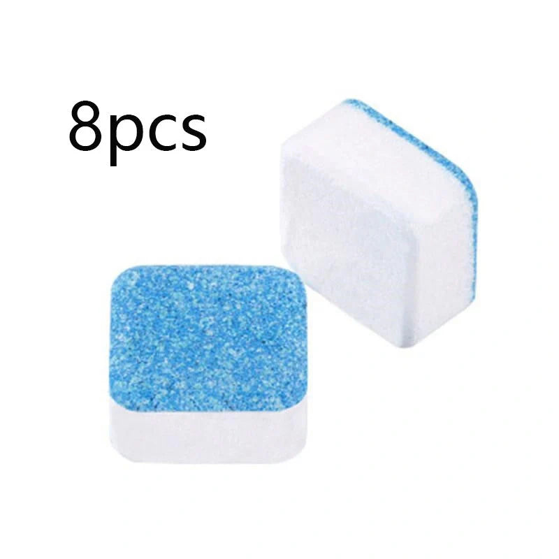Washing machine cleaner tablets for deep cleaning and odour removal