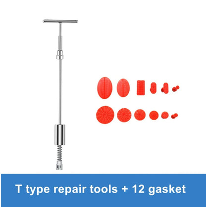 Premium car dent removal kit with slide hammer tool, suction cups, and other accessories for DIY dent repair