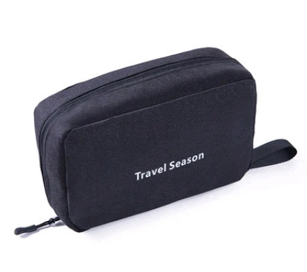 Versatile Travel Organizer: Portable Hanging Makeup Bag with Ample Storage Pockets for Essentials