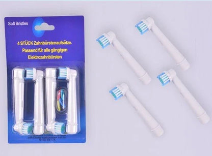 Premium Oral-B compatible electric toothbrush heads with durable construction and thorough cleaning action for a brighter, healthier smile.