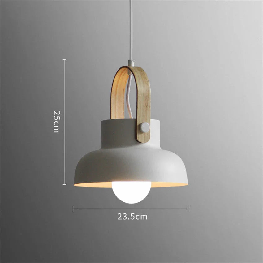 Stylish Nordic-inspired pendant lights with a sleek, industrial-loft design, perfect for modern home decor