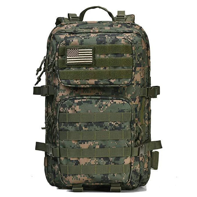 Outdoor Mountaineering Tactical Backpack with MOLLE system and 50 litre capacity