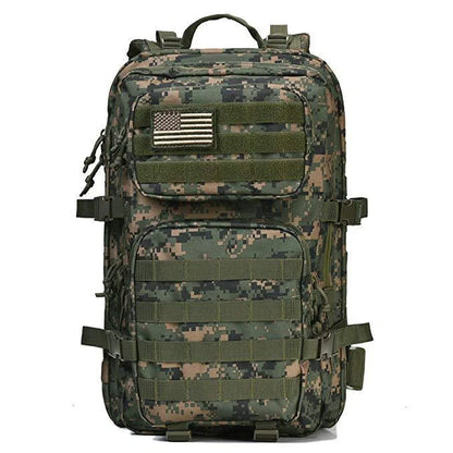 Outdoor Mountaineering Tactical Backpack with MOLLE system and 50 litre capacity