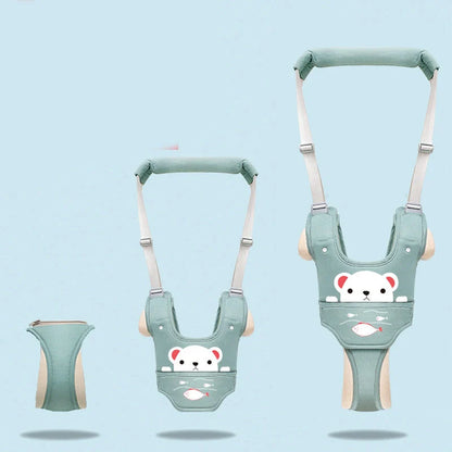 Adjustable baby walker harness for toddlers in various colours and designs