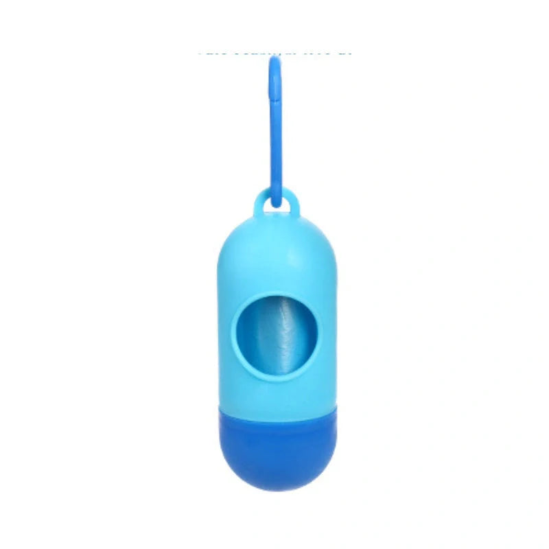 Eco-friendly dog poop bags in various colours for pet waste cleanup