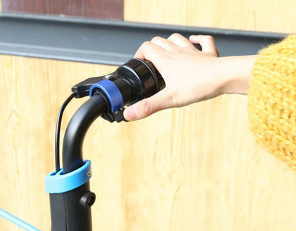 Stylish aluminium bicycle bell with clear, 90-decibel sound for enhanced safety and style on your mountain bike or road cycle
