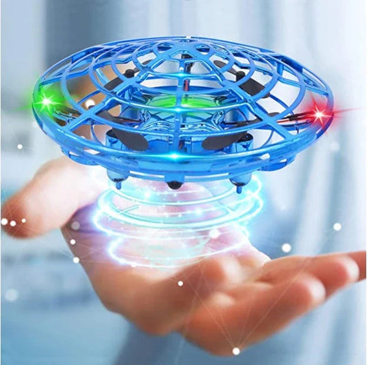 Intuitive air drone with UFO-inspired design, gesture control, and automatic obstacle avoidance for seamless aerial experiences.