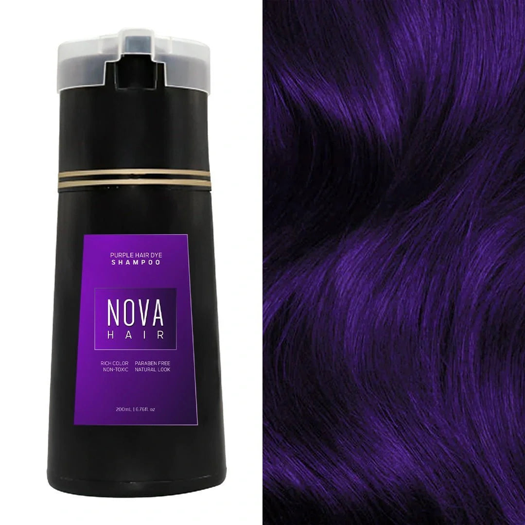 3-in-1 Hair Dye Shampoo for quick grey coverage and hair nourishment