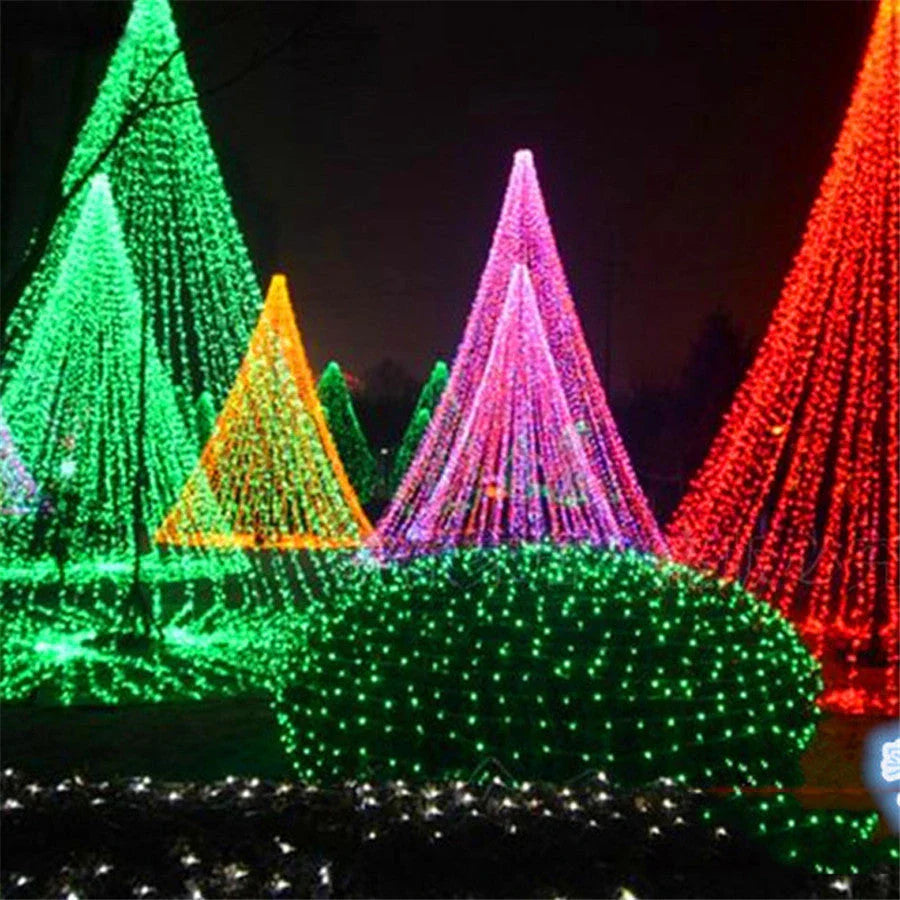 Premium LED Christmas fairy lights in various colors and lengths for magical home decor