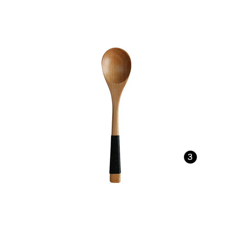 Handcrafted bamboo cooking utensils with elegant Japanese-inspired design, perfect for the discerning British kitchen