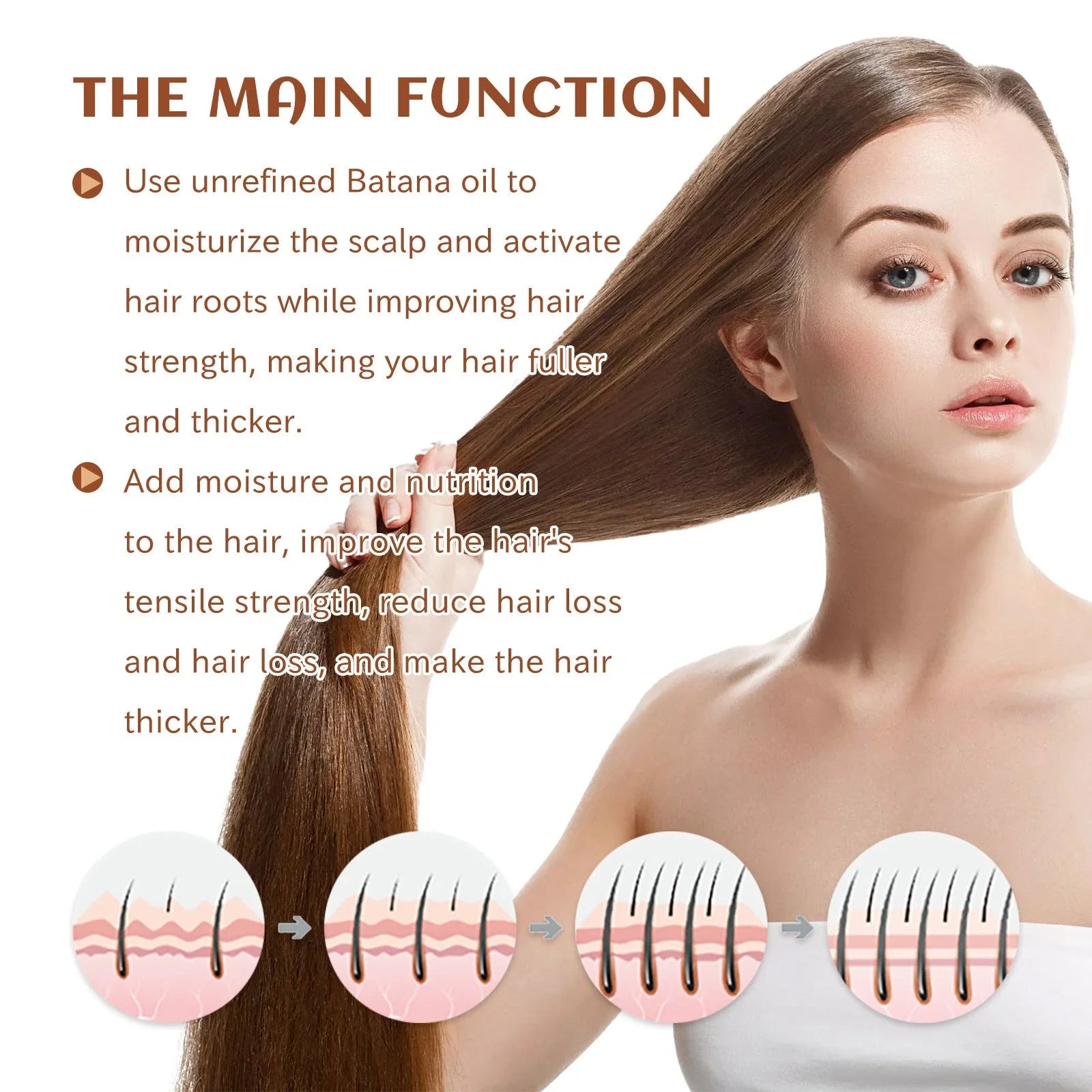 Rejuvenating Batana Oil Hair Conditioner - Smooth, Strengthen, and Revive Hair