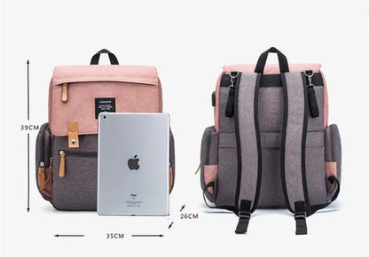 Stylish Mummy Bag - Multifunctional Large Capacity Organiser for Busy Parents in various colours and styles