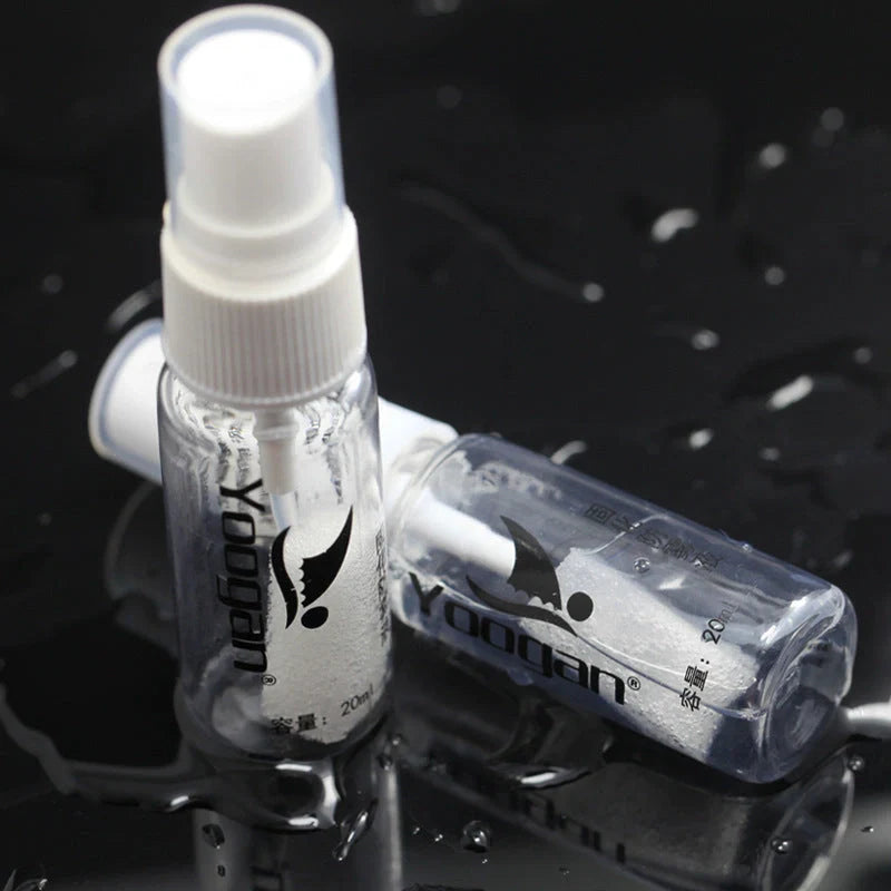 Premium anti-fog liquid for glasses and goggles ensuring clear vision