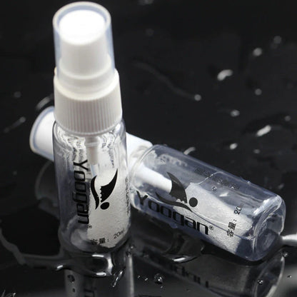 Premium anti-fog liquid for glasses and goggles ensuring clear vision