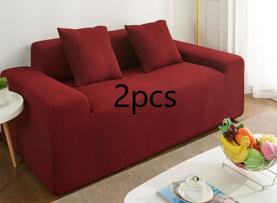 Waterproof polar fleece sofa slipcover in various colours protecting your living room furniture
