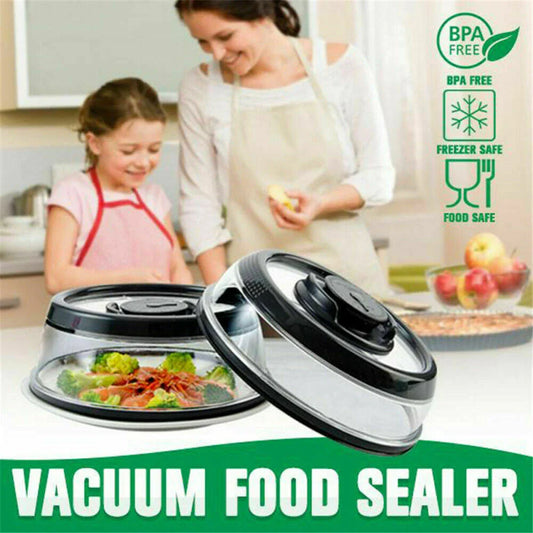 Vacuum Food Sealer with airtight lid to preserve food freshness and prevent spoilage