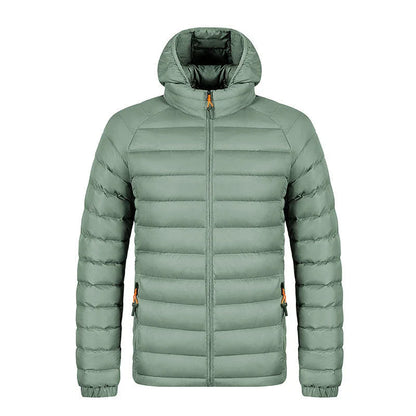 A stylish and versatile hooded jacket with a range of color options, featuring a lightweight design, convenient pockets, and a smooth zipper closure.