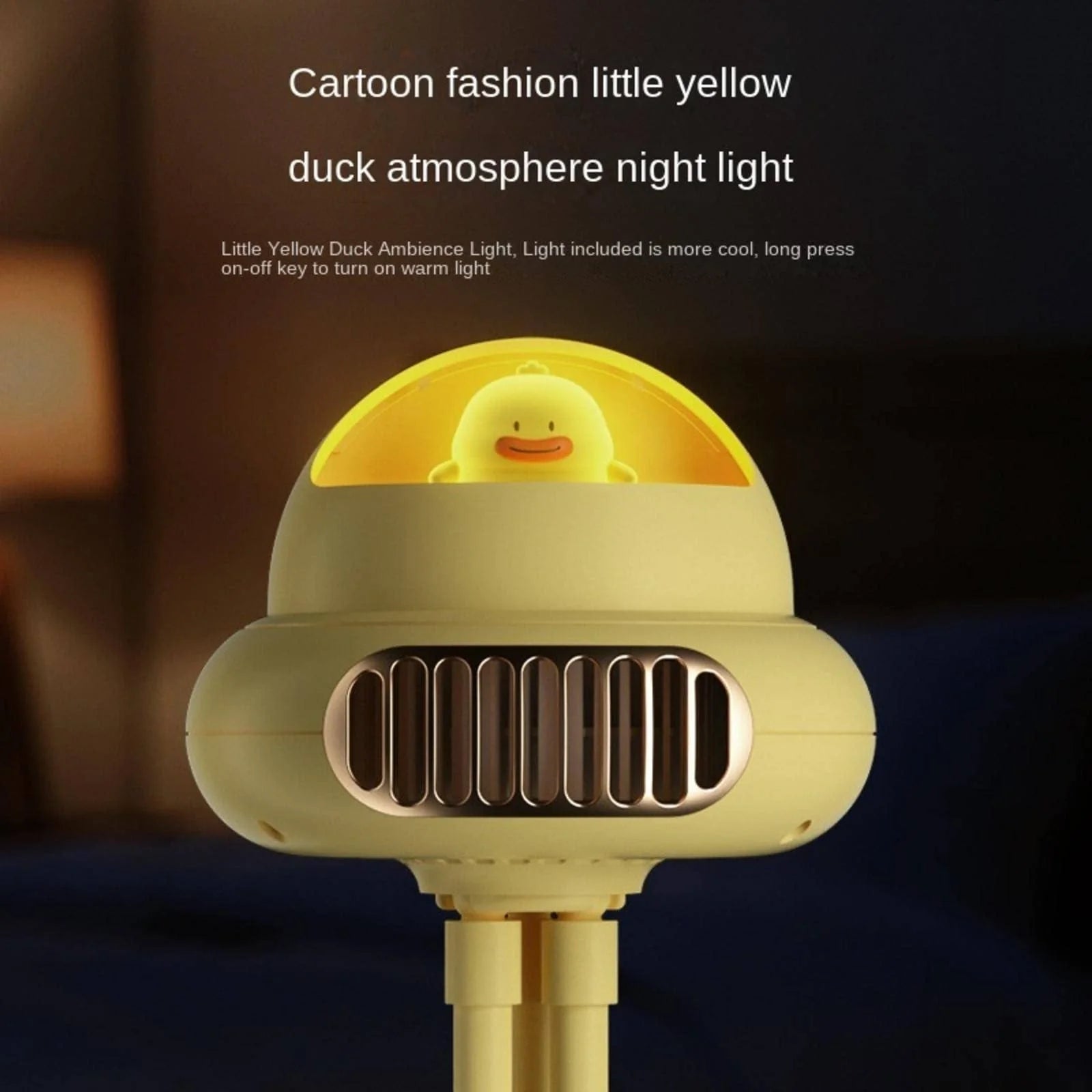USB mini rechargeable bladeless fan for baby strollers with safety net cover