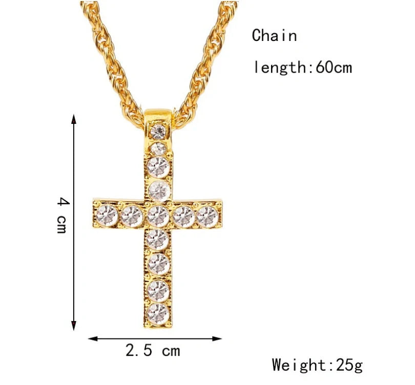 Unisex Alloy Clavicle Chain with Geometric Pendant in Silver