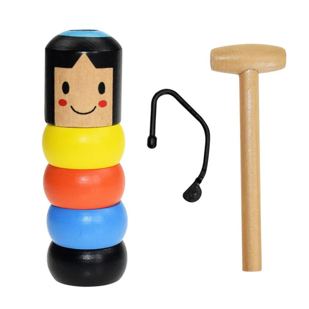 Immortal Daruma Unbreakable Wooden Man Magic Toy for magicians and entertainers