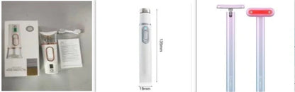 Portable Skin Reviving Laser Pen with Blue Light Therapy and Massage for Acne, Wrinkles, and Dark Circles