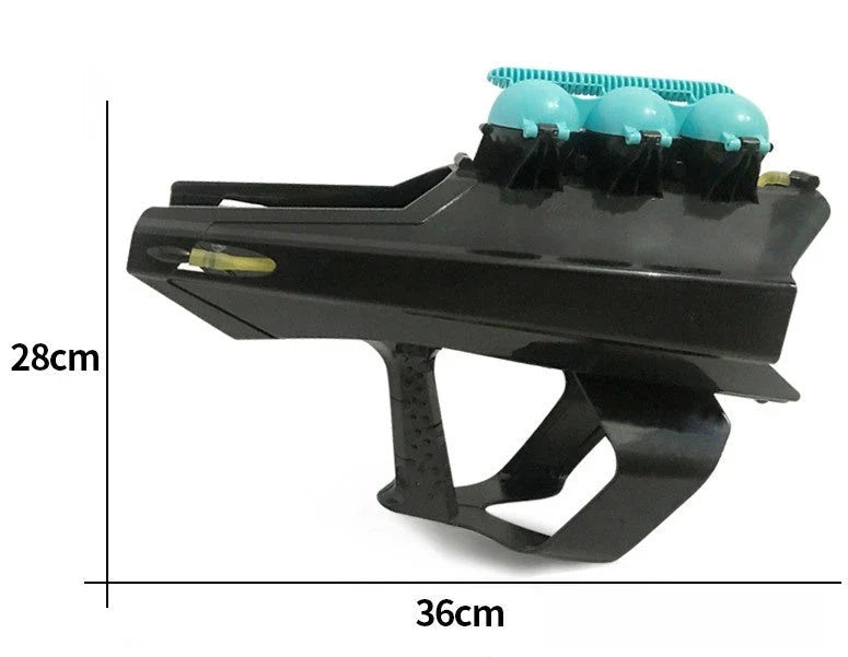 Robust snowball launcher with various colour options for outdoor winter fun and snow activities