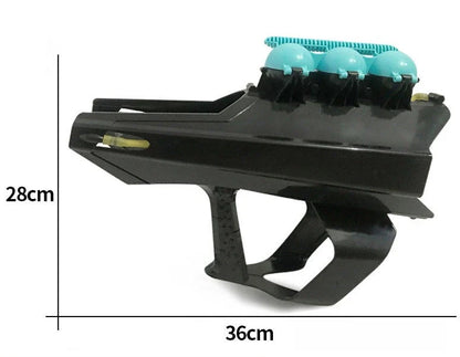 Robust snowball launcher with various colour options for outdoor winter fun and snow activities