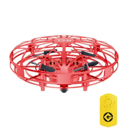 Intuitive air drone with UFO-inspired design, gesture control, and automatic obstacle avoidance for seamless aerial experiences.