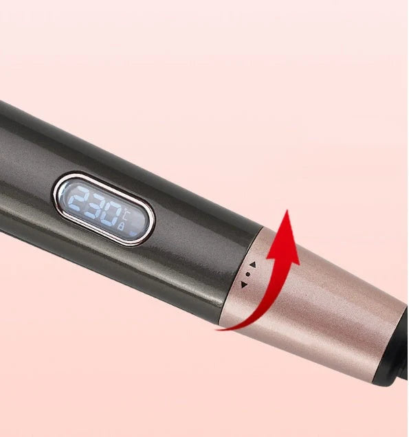 2-in-1 Professional Hair Straightener and Crimper with adjustable temperature settings