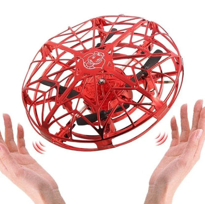 Intuitive air drone with UFO-inspired design, gesture control, and automatic obstacle avoidance for seamless aerial experiences.