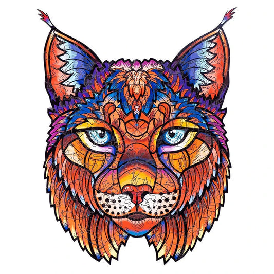 Charming wooden animal puzzles featuring a variety of wild creatures like foxes, wolves, and owls, perfect for a unique Christmas gift.