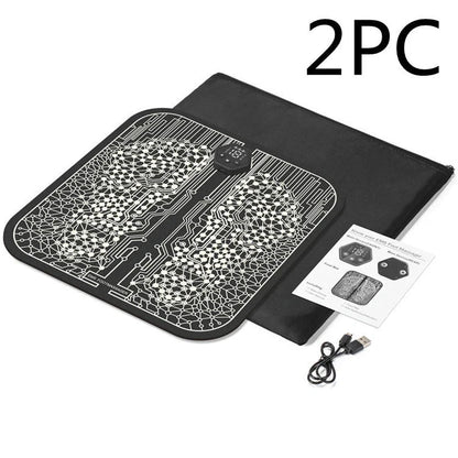 Premium electric foot massager with adjustable settings, wireless remote control, and intelligent power-off protection for a customised relaxation experience.