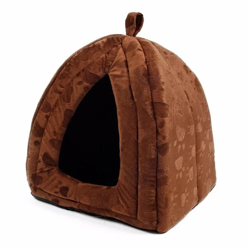Soft, cosy cotton cat bed with stylish design for your feline friend's comfort