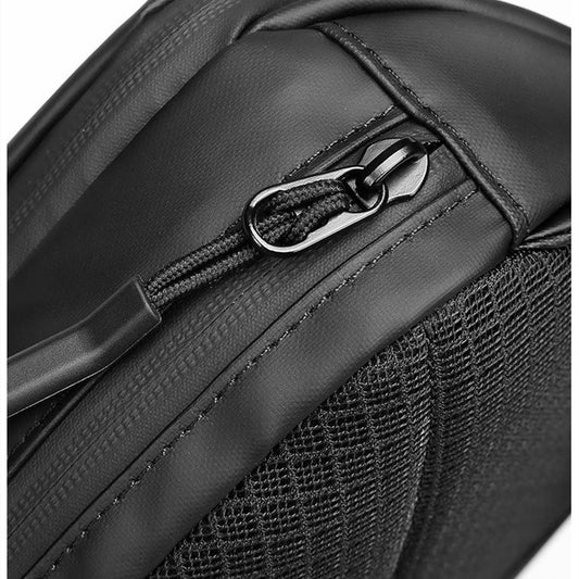 Trendha Casual Men's Crossbody Bag in Black - Premium British-designed accessory with durable Oxford cloth construction and practical features