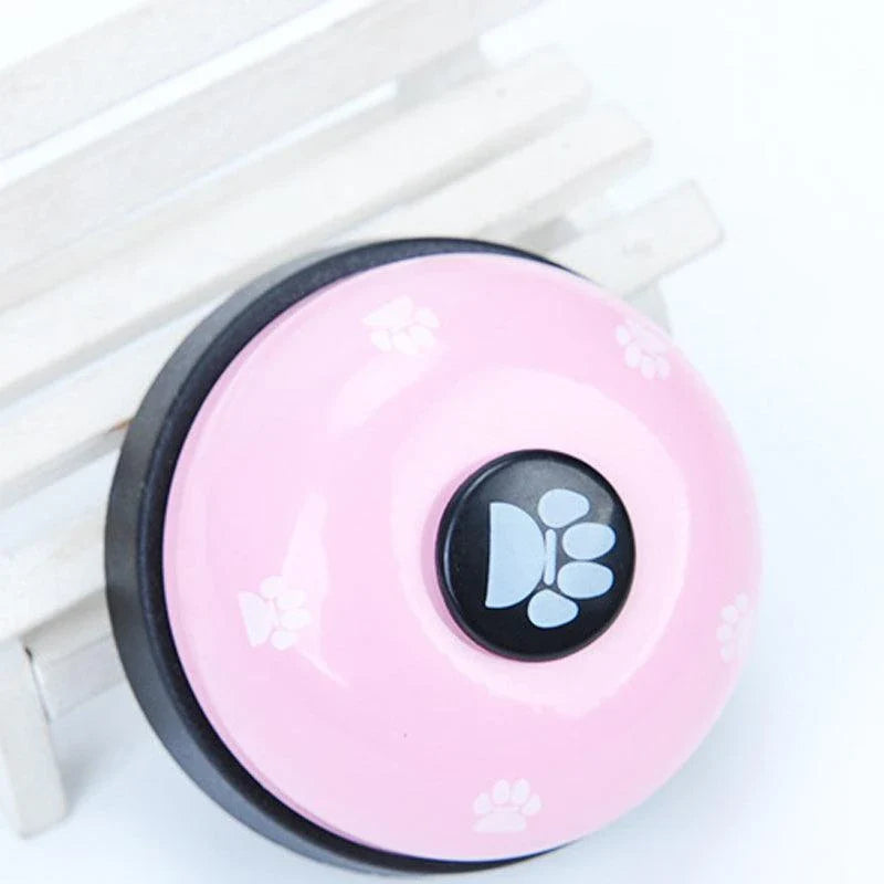 Premium dog training toy in white colour, made of durable metal and plastic materials, designed to engage and entertain your canine companion