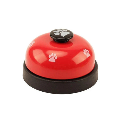 Premium dog training toy in white colour, made of durable metal and plastic materials, designed to engage and entertain your canine companion