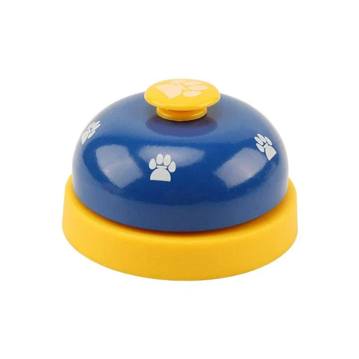 Premium dog training toy in white colour, made of durable metal and plastic materials, designed to engage and entertain your canine companion