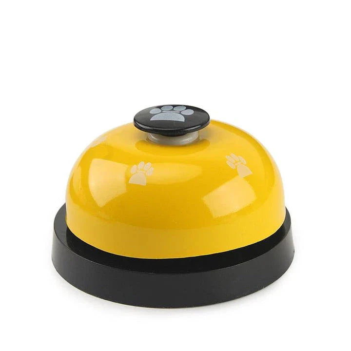 Premium dog training toy in white colour, made of durable metal and plastic materials, designed to engage and entertain your canine companion