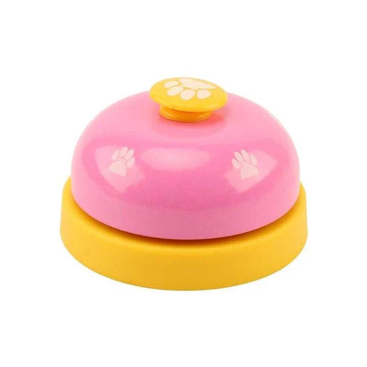 Premium dog training toy in white colour, made of durable metal and plastic materials, designed to engage and entertain your canine companion