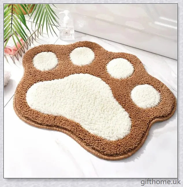 A soft, plush anti-slip mat in a variety of calming colours, designed for safe and comfortable use in the bathroom.