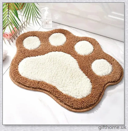 A soft, plush anti-slip mat in a variety of calming colours, designed for safe and comfortable use in the bathroom.