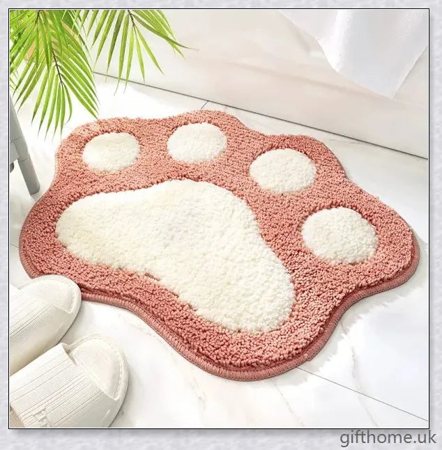 A soft, plush anti-slip mat in a variety of calming colours, designed for safe and comfortable use in the bathroom.