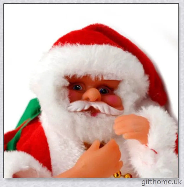 Climbing Santa - A festive Christmas decoration with a Santa Claus figure climbing up and down a ladder while playing Jingle Bells